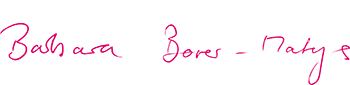 Barbara Borer-Mathys Unterschrift